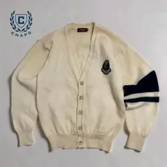 チャップス ラルフローレン カーディガン ヴィンテージ エンブレム刺繍 90s