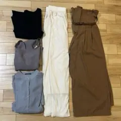 レディース春夏服まとめ売り コーデ売り カジュアル オフィス　くすみカラー