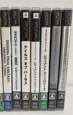 プレイステーション PSP ゲームソフト 7セット テイルズ キングダムハーツ
