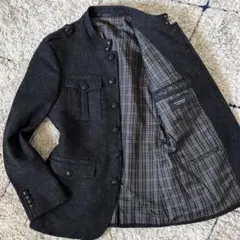 【美品✨】バーバリーブラックレーベル　ウール　ジャケット　ナポレオン　メタル釦