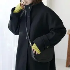 ウールライクスタンドコート