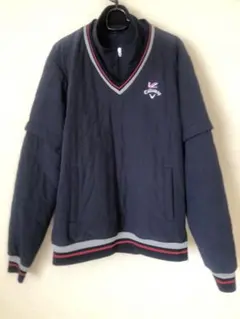 キャロウェイ 4WAY 中綿ジャケット ゴルフウェア ネイビー L