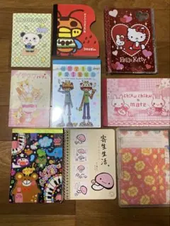 平成レトロ　ハローキティ メモ帳セット