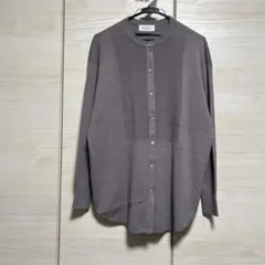 OPAQUE.CLIP✴︎ニットカーディガン　羽織　ラベンダーグレー　M✴︎大きめのサムネイル