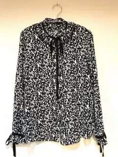 ZARA 花柄　長袖　ブラウス