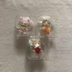 シルバニア　フルーツパーティ2 メイプルネコ　クマ　みるくウサギ