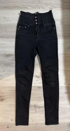 CIMARRON JEANS ハイウエスト スキニーパンツ ブラック Mのサムネイル