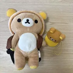 リラクローゼット　リラックマ　ミニミニリュック　帽子セット