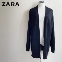 ZARA ザラ ブラックロングカーディガン