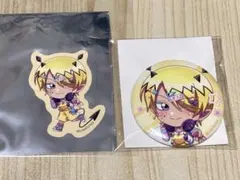 入間くん　シャックス　リード　デビデコラ　缶バッジ　ステッカー