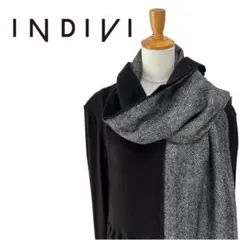 インディビ　モノトーン　マフラー　切り替え