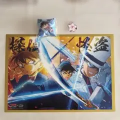 コナン✖️くら寿司　クッションチャーム&クリアポスター＆マグネットシート