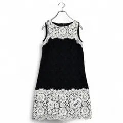 ドルチェ&ガッバーナ⭐︎確実正規品！！ブラックレースミニワンピース 2025年最新】Dolce&Gabbana ドルチェ&ガッバーナ ブラックレース