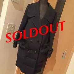 グレースコンチネンタルダウン切替ピーコートポケットファー付き