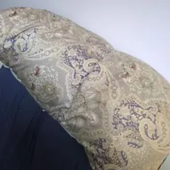 シングル　ペイズリー柄 掛け布団 青とベージュ