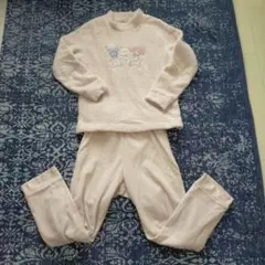 UNIQLO　フリースパジャマ　ピンク　サンリオ×ちいかわ　140