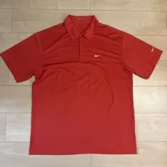 ナイキ ゴルフ ポロシャツ 赤