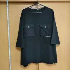 FRAPBOIS フラボア ダブルポケット ワイドカットソー ブラックのサムネイル