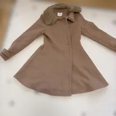 MURUA ファー付き ウールコート ベージュのサムネイル