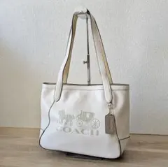 ✨極美品✨COACH ホースアンドキャリッジ トートバッグ ホワイト