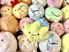 【新品】すみっコぐらし タグ付き　ゴムひも付きマスコット 全20体