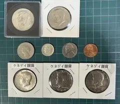 ケネディ ハーフダラー 銀貨 5枚セット 1964-1968 - メルカリ