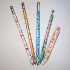 カラフルシャープペン　5本セット