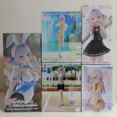 ロシデレ アーリャ フィギュア 5個 パジャマ 水着 体操着 バニー 制服