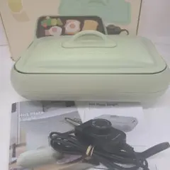 recolte 【通電確認済み】ホットプレートシングル　グリーンのサムネイル