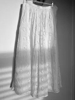 最終価格　ZARA コットンフレアスカート