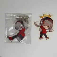 【Crazy Raccoon】 だるまいずごっど アクキー ステッカー