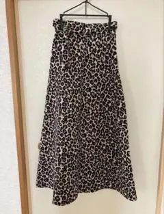 レオパード　ヒョウ柄　ロングスカート　ロイヤルパーティー