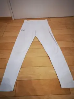 アンダーアーマー　コールドギア　レギンス　コンプレッション　白　MD