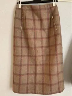 natural couture チェックスカートのサムネイル