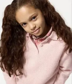 【UNIQLO】GIRLSスフレヤーンポロセーター150