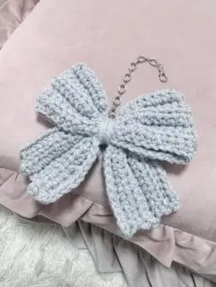 ハンドメイド リボンチャーム チャーム キーホルダー