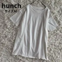 ハンチ　hunch 半袖　トップス　カットソー　サイドチュール　チュール袖　Mのサムネイル