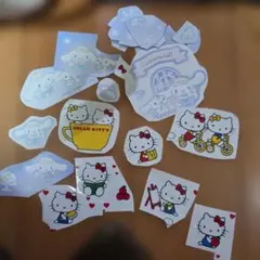 ハローキティ シナモロール ステッカーセット