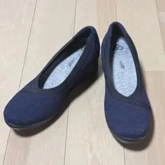 Clarks クラークスヒールパンプス キャデルダッシュ ネイビー