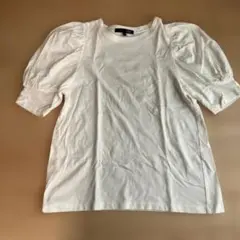 SUGAR SPOON ホワイト パフスリーブ Tシャツ F