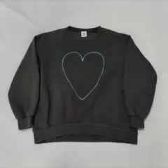 【devirock】裏起毛トレーナー★黒★140cm