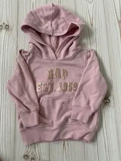 GAP フード付きトレーナー 12-18ヶ月 ピンク