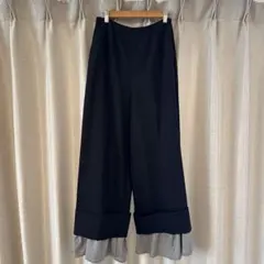 24SS 極美品✨ADORE アドーア レノクロスラッフルパンツ グレー 36