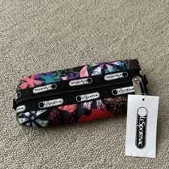 新品　LeSportsac レスポートサック　フラワー ポーチ ペンケース
