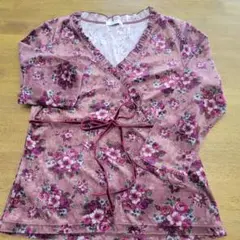 L'EST ROSE 花柄ラップスタイル長袖のサムネイル