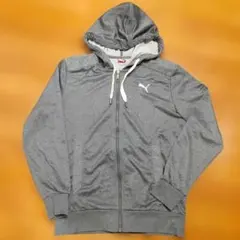 Puma グレー フルジップパーカー Sサイズ