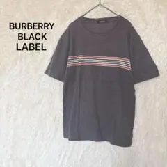 BURBERRY BLACK LABEL ボーダーTシャツ M グレー トップスのサムネイル