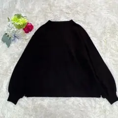 美品 【セブンアイディーコンセプト】 ニット ブラウン ウール混 (M)