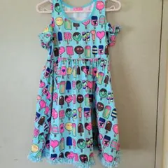 超美品　レア　★RONI アイスクリーム柄 ノースリーブワンピース ML★のサムネイル