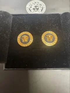 VERSACE メドゥーサ ピアス ゴールド ブラック